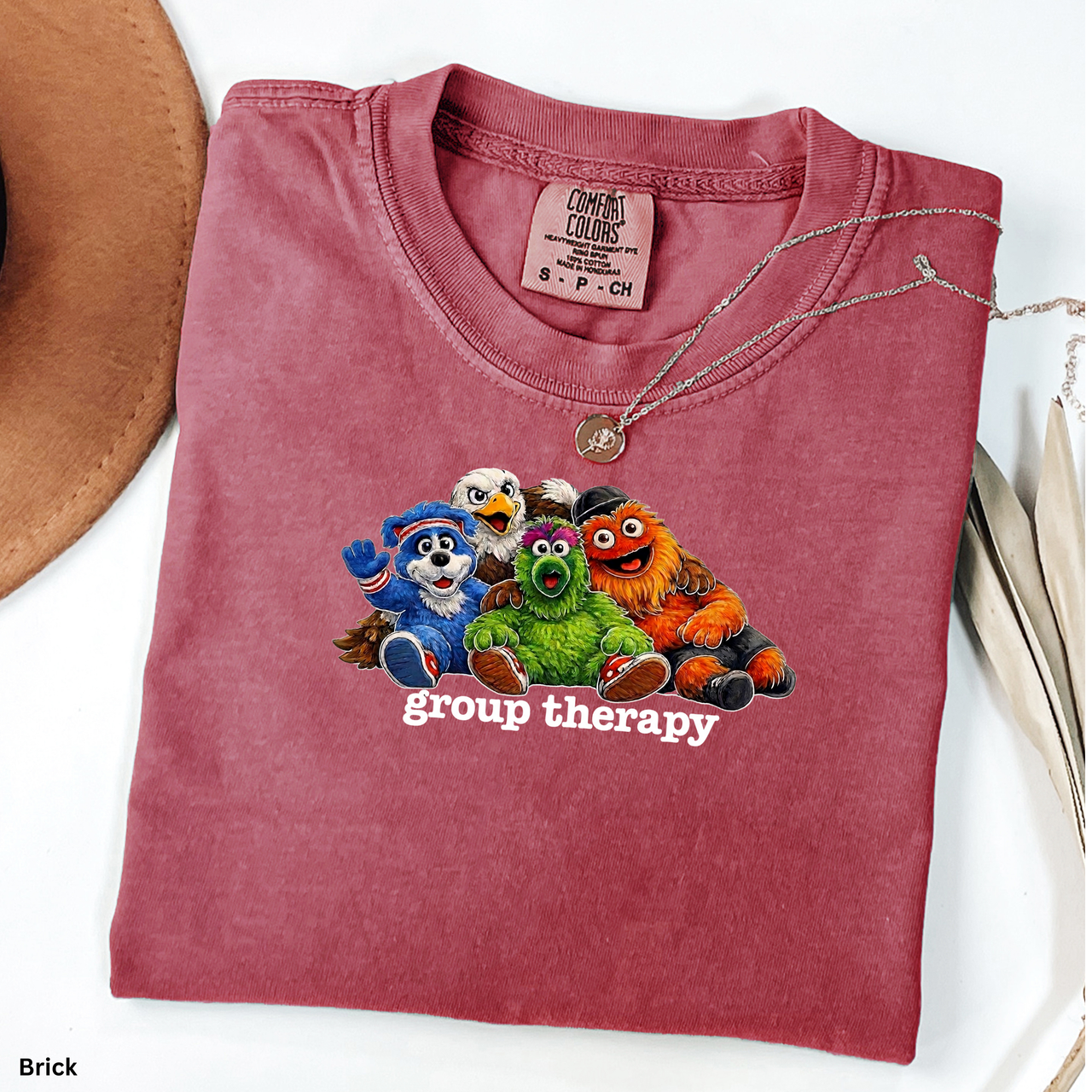 Philly Mascot Group Therapy Shirt, Philadelphia Sports Fan Tee, Funny Philly Mascot Shirt, Comfort Colors Graphic Tee