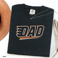 Philadelphia Hockey Dad Shirt, Philly Hockey Dad Tee, Orange & Black Dad Graphic Shirt, Philly Sports Dad Gift, Comfort Colors Hockey Dad Tee