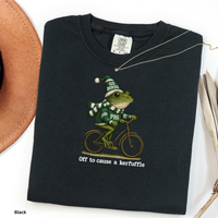 Off to Cause a Kerfuffle Shirt Philly Football Inspired Frog Tee Go Birds Funny Shirt Philadelphia Football Comfort Colors Tee