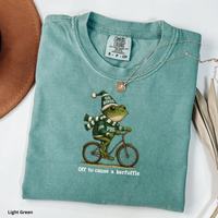 Off to Cause a Kerfuffle Shirt Philly Football Inspired Frog Tee Go Birds Funny Shirt Philadelphia Football Comfort Colors Tee