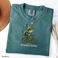 Off to Cause a Kerfuffle Shirt Philly Football Inspired Frog Tee Go Birds Funny Shirt Philadelphia Football Comfort Colors Tee