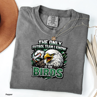 The Only Futbol Team I Know Is The Birds Shirt Philly Football World Cup Tee Go Birds Soccer Joke Shirt  Comfort Colors Eagles Inspired