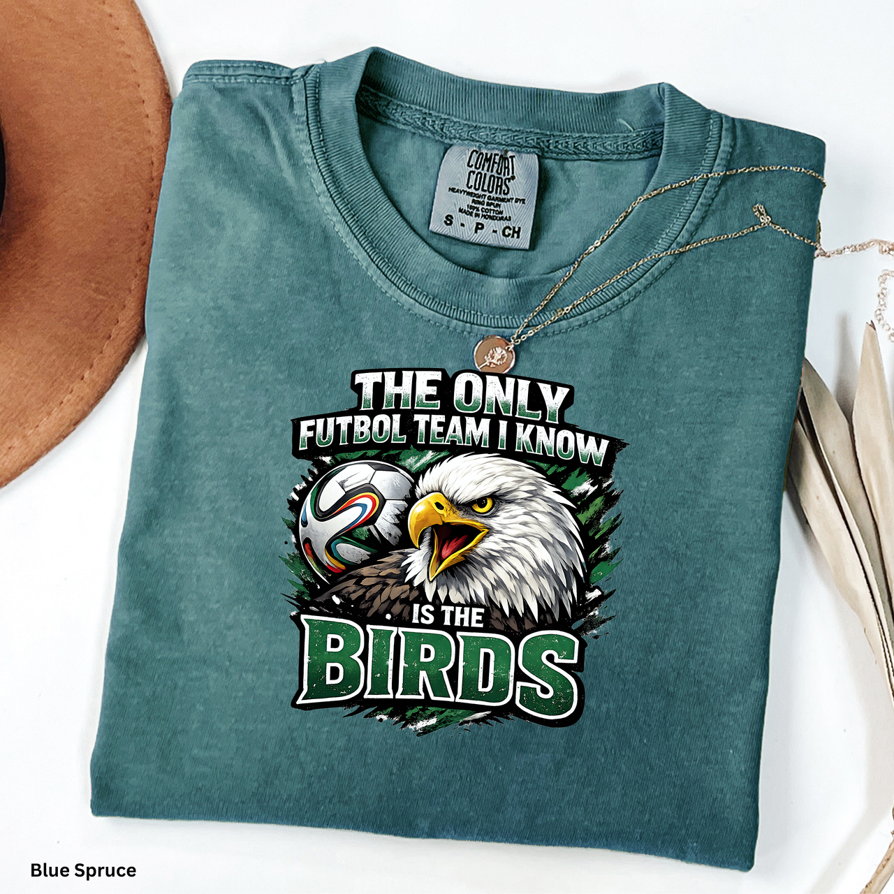 The Only Futbol Team I Know Is The Birds Shirt Philly Football World Cup Tee Go Birds Soccer Joke Shirt  Comfort Colors Eagles Inspired