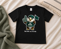 Raised on Birds Toddler Shirt, Philly Football Toddler Tee, Go Birds Kids Shirt, Bella Canvas Toddler Tee, Philadelphia Football Baby Shirt