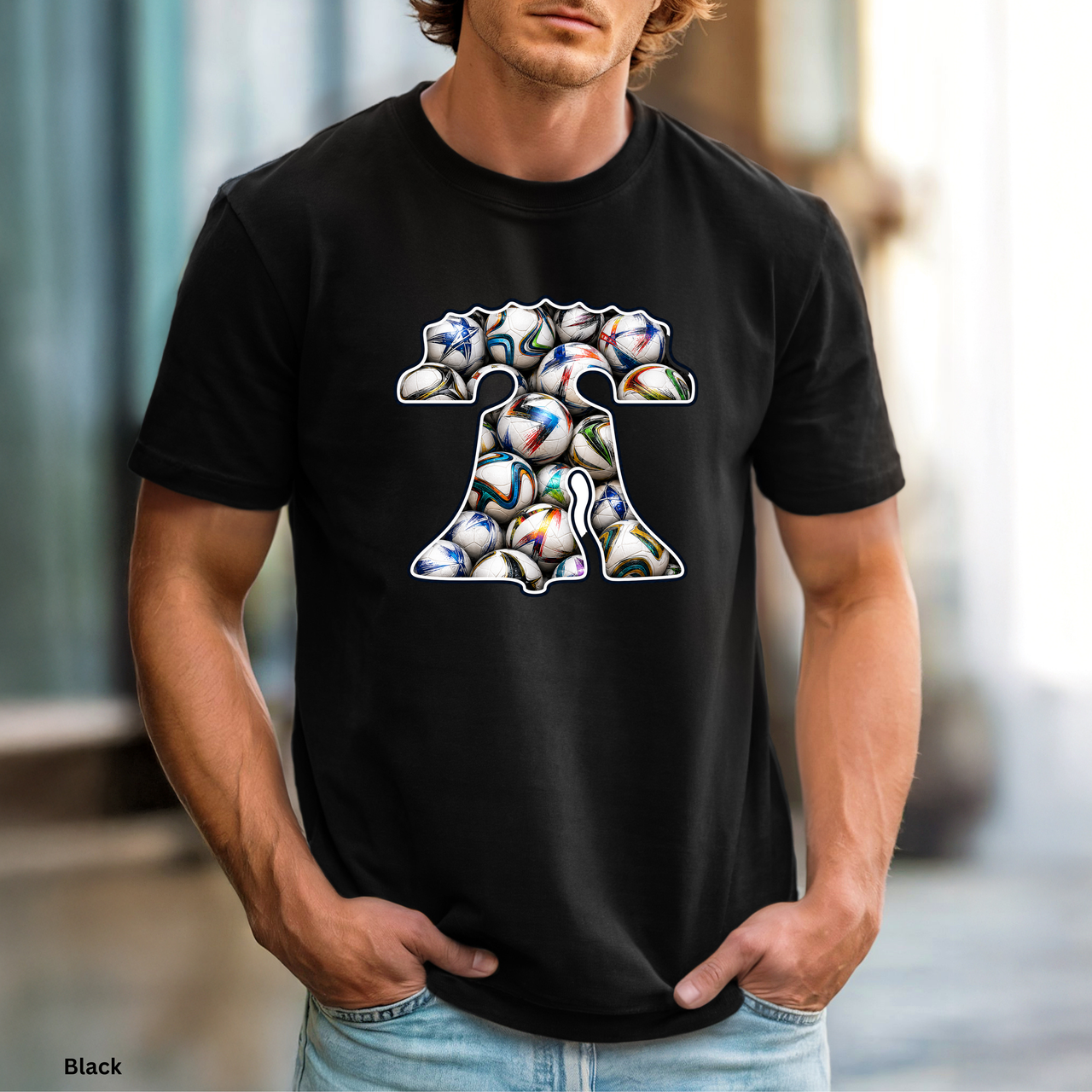 Philly Liberty Bell Soccer Shirt Philadelphia World Cup Tee Comfort Colors 1717 Shirt Philly Futbol Graphic Tee Soccer Fan Gift