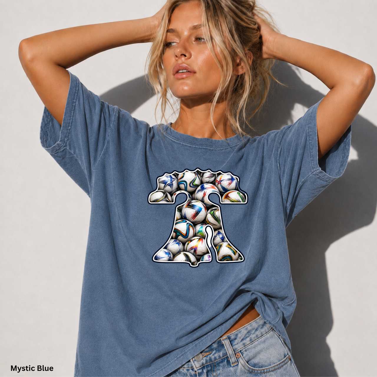 Philly Liberty Bell Soccer Shirt Philadelphia World Cup Tee Comfort Colors 1717 Shirt Philly Futbol Graphic Tee Soccer Fan Gift
