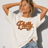 Philly Soft Pretzel Shirt Philadelphia Pretzel Tee Comfort Colors 1717 Shirt Philly Food Lover Gift Philadelphia Script Tee
