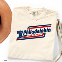 Philadelphia 250 Years Shirt Philadelphia Semiquincentennial Tee Philly 250 Celebration Shirt Comfort Colors 1717 Philly Pride Gift