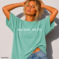 Say Less We Fly Shirt Philly Football Tee Birds Fan Shirt Comfort Colors 1717 Shirt Philadelphia Football Gift Minimalist Philly Apparel