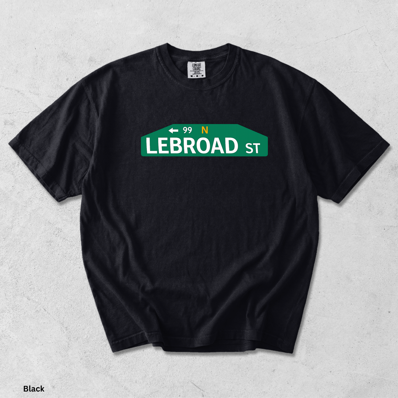 Comfort Colors 1717 Lebroad Street Shirt | Funny Philadelphia Basketball Tee | Philly Sports T-Shirt | Garment Dyed Graphic Tee