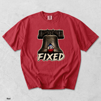 Comfort Colors 1717 Fixed Liberty Bell Shirt | Funny Philadelphia Basketball Tee | Philly Sports T-Shirt | Garment Dyed Graphic Tee