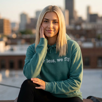 Say Less, We Fly Hoodie Philadelphia Football Inspired Hoodie Comfort Colors 1567 Garment-Dyed Sweatshirt Hoodie Philly Fan Gift Football