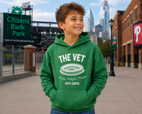 Kids The Vet Hoodie | Youth Gildan 18500B Retro Philadelphia Stadium Sweatshirt