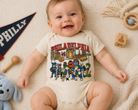 Philadelphia Icons Infant Bodysuit | Rabbit Skins 4400 Philly Baby Onesie