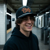 Philly Soft Pretzel Script Rope Hat | Comfort Colors Sunwashed Rope Cap