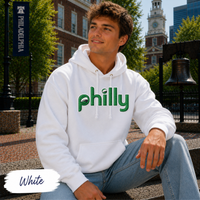 Philly Retro Hoodie | Philadelphia Birds Inspired Gildan Heavy Blend Hooded Sweatshirt | Vintage Football Fan Hoodie | Philly Game Day Gift