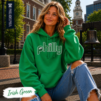 Philly Retro Hoodie | Philadelphia Birds Inspired Gildan Heavy Blend Hooded Sweatshirt | Vintage Football Fan Hoodie | Philly Game Day Gift
