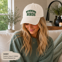 Winning Is for the Birds Embroidered Hat | Philly Football Hat | Comfort Colors Coastal Washed Cap | Philadelphia Game Day Hat