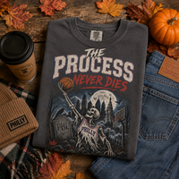 The Process Never Dies Shirt | Philly Basketball Halloween Tee | Philadelphia Sports Halloween Shirt | Comfort Colors 1717