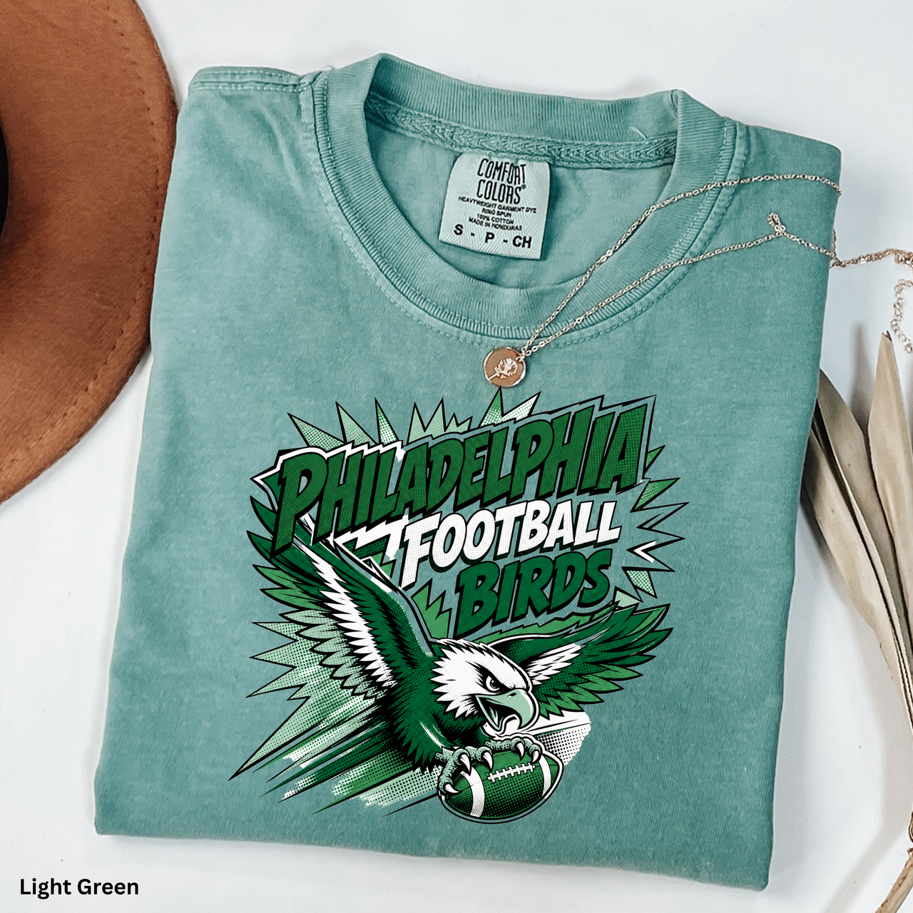 Philadelphia Football Shirt, Philly Birds Pop Art Tee, Comfort Colors 1717, Retro Eagle Football Shirt, Philly Game Day Fan Gift