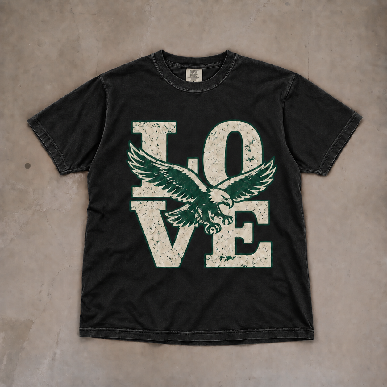 Philly LOVE Birds Toddler Hoodie, Philadelphia Football Kids Sweatshirt, Rabbit Skins 3326, Vintage Eagle Game Day Pullover