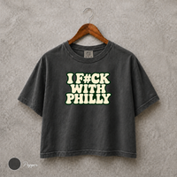 I F#CK With Philly Shirt, Comfort Colors Boxy Tee, Funny Philadelphia Shirt, Retro Philly Fan Gift, Pepper Graphic Tee