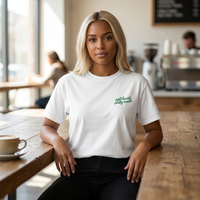 Soft Heart Philly Mouth Embroidered Shirt, Philadelphia Tee, Comfort Colors 1717, Philly Girl Gift, Left Chest Embroidery