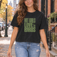 Hot Girls Love the Birds Shirt Womens Boxy Comfort Colors Tee Philly Football Game Day Top Philadelphia Fan Gift