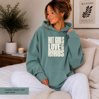 Hot Girls Love the Birds Hoodie, Comfort Colors 1567 Philly Football Sweatshirt, Philadelphia Game Day Hoodie, Birds Fan Gift