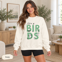 I Love the Birds Doodle Sweatshirt, Philly Football Crewneck, Comfort Colors 1466 Lightweight Sweatshirt, Philadelphia Game Day Gift