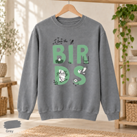 I Love the Birds Doodle Sweatshirt, Philly Football Crewneck, Comfort Colors 1466 Lightweight Sweatshirt, Philadelphia Game Day Gift
