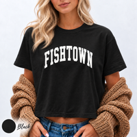 Fishtown Philadelphia Shirt, Women’s Boxy Tee, Philly Neighborhood Graphic T-Shirt, Comfort Colors Crop Top, Philadelphia Gift
