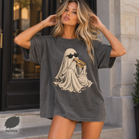 Philly Cheesesteak Ghost Halloween Shirt, Comfort Colors 1717 Tee, Philadelphia Halloween T-Shirt, Funny Philly Food Ghost Tee
