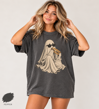 Philly Cheesesteak Ghost Halloween Shirt, Comfort Colors 1717 Tee, Philadelphia Halloween T-Shirt, Funny Philly Food Ghost Tee