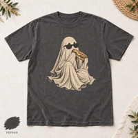 Philly Cheesesteak Ghost Halloween Shirt, Comfort Colors 1717 Tee, Philadelphia Halloween T-Shirt, Funny Philly Food Ghost Tee