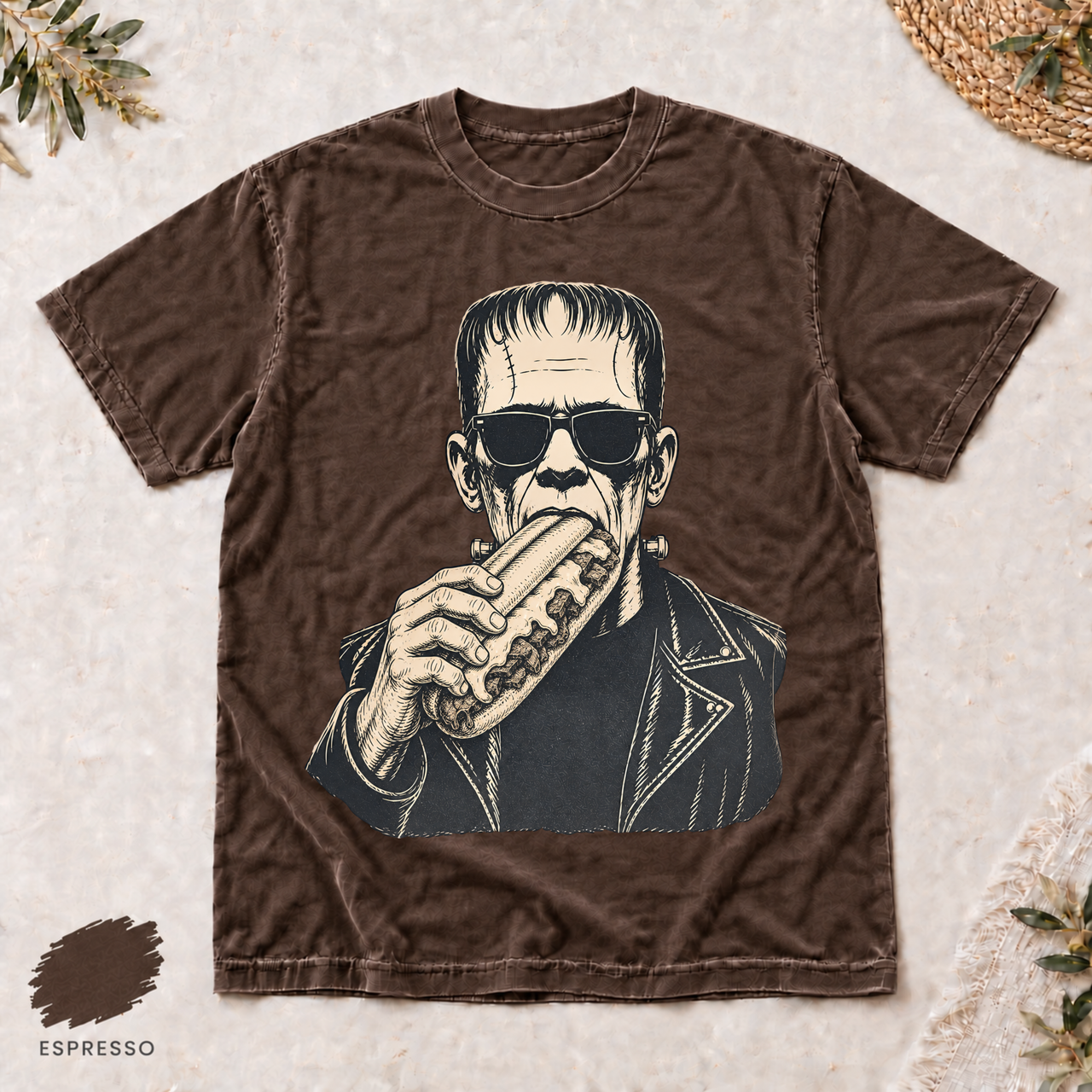 Frankenstein Cheesesteak Shirt, Comfort Colors 1717 Tee, Philly Halloween T-Shirt, Retro Monster Graphic, Philadelphia Gift