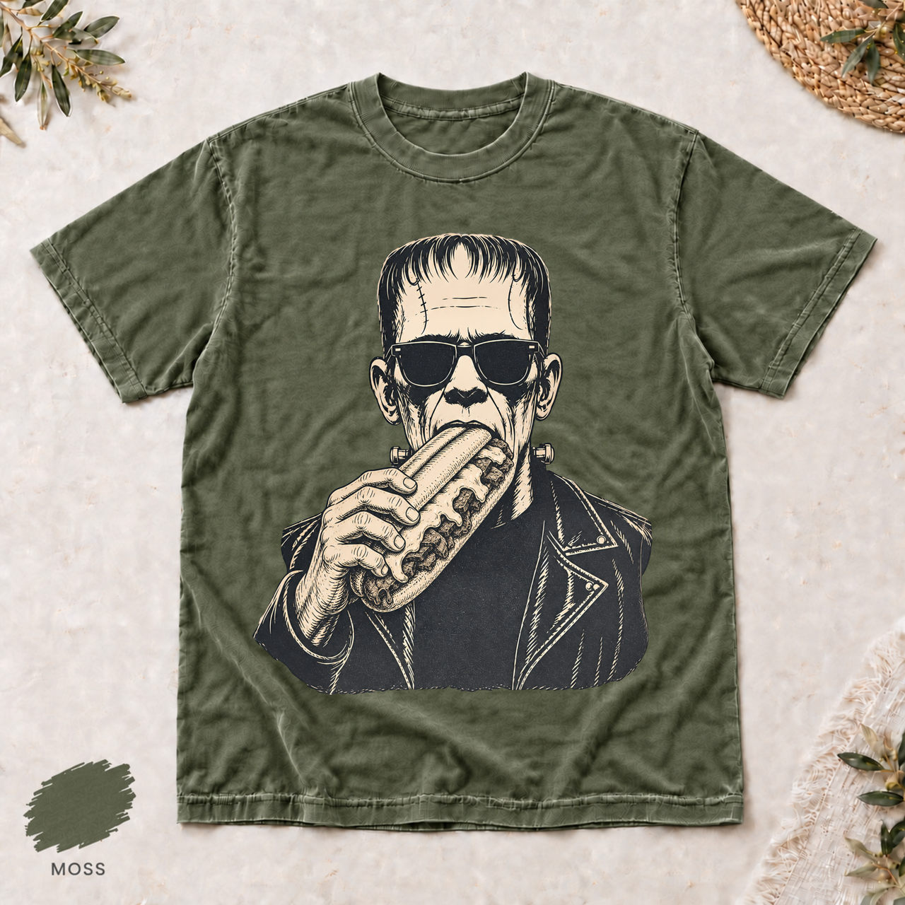 Frankenstein Cheesesteak Shirt, Comfort Colors 1717 Tee, Philly Halloween T-Shirt, Retro Monster Graphic, Philadelphia Gift