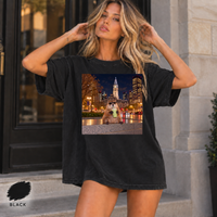 Philadelphia Groundhog T-Shirt, Funny Iced Matcha Philly Tee, City Hall Animal Graphic, Comfort Colors 1717 Shirt