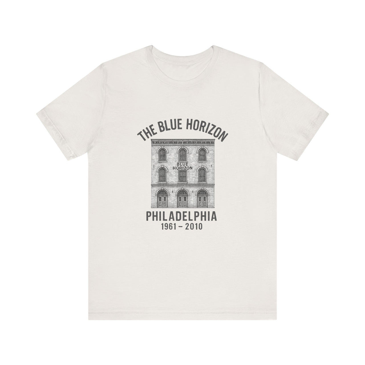 Retro The Blue Horizon Unisex Jersey Short Sleeve Tee