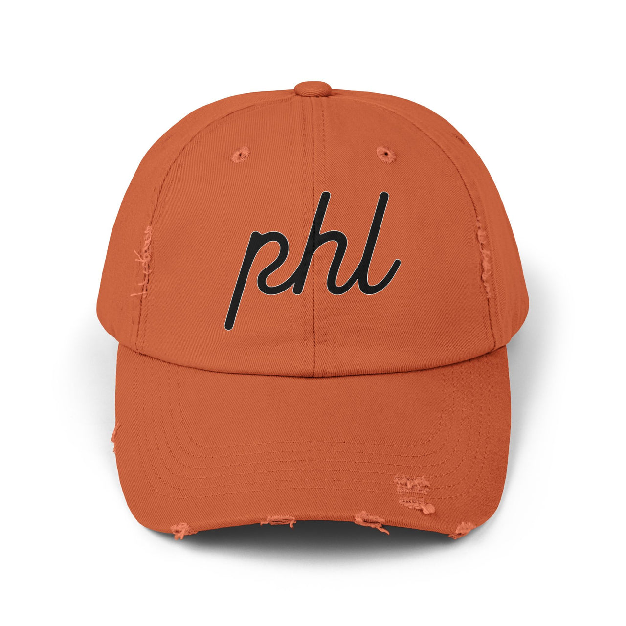 Flyers Inspired Philly Hat Distressed Dad Cap Vintage Embroidered “phl” Hat  Philadelphia Hockey Style Cap