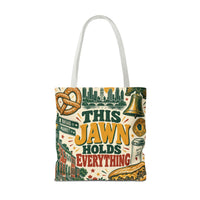 This Jawn Holds Everything Tote Bag, Funny Philadelphia Gift, Philly All Over Print Bag, Unique Pennsylvania Souvenir