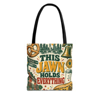 This Jawn Holds Everything Tote Bag, Funny Philadelphia Gift, Philly All Over Print Bag, Unique Pennsylvania Souvenir