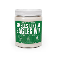 Smells Like an Eagles Win Candle Funny Philadelphia Football Fan Gift Philly Sports Soy Candle Game Day Decor Eagles Inspired Home Fragrance