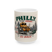 Funny Philly Mug – Go Birds Coffee Mug – Philadelphia Hoagie Mug – Philly Fan Gift – Funny Philadelphia Mug – 11oz 15oz Mug