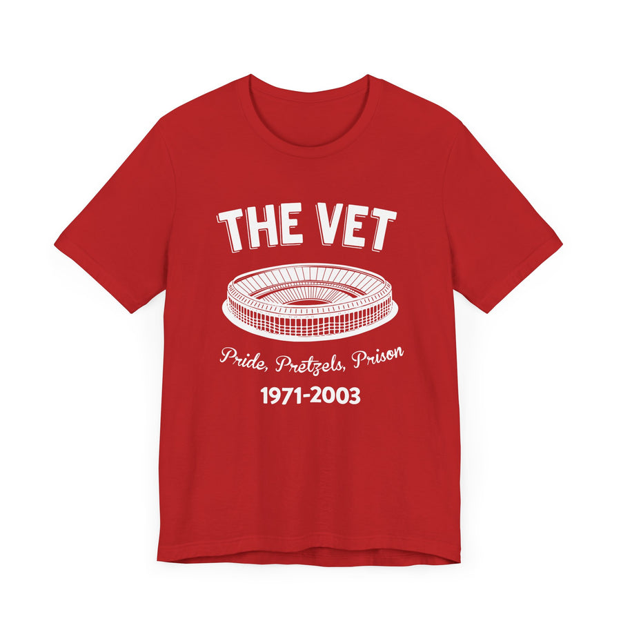 Philadelphia The Vet Pride, Pretzels, and Prison Unisex Tee