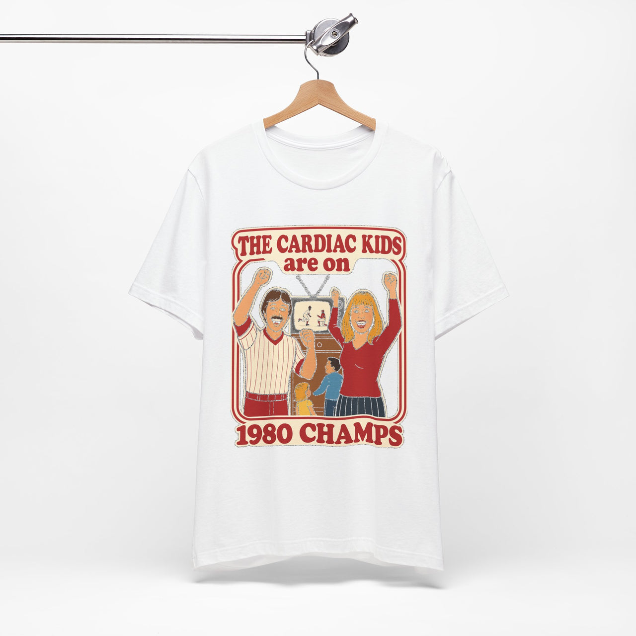 Retro 1980 Cardiac Kids Philly Baseball Unisex Jersey Short Sleeve Tee