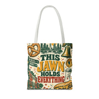 This Jawn Holds Everything Tote Bag, Funny Philadelphia Gift, Philly All Over Print Bag, Unique Pennsylvania Souvenir