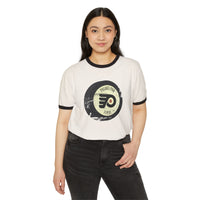Retro Philly Hockey Unisex Cotton Ringer T-Shirt