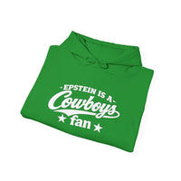 Epstein Is a Cowboys Fan – Vintage Green Statement Hoodie