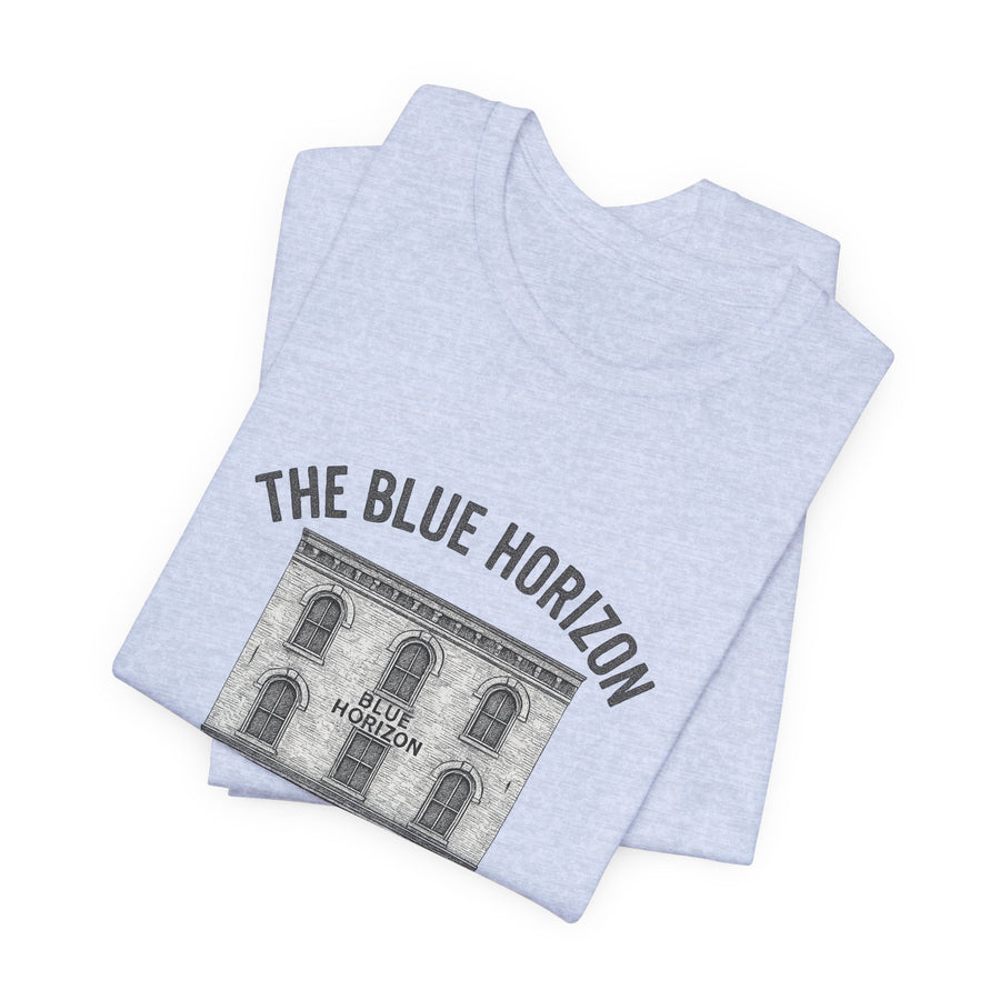 Retro The Blue Horizon Unisex Jersey Short Sleeve Tee